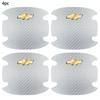 vkcy2 4pcs Carbon Fiber Car Door Bowl Handle Anti-Scratches Sticker For Chevrolet Spark Captiva Cruze Malibu Equinox Trax Camaro Bolt