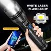 2000LM Self Defense LED Flashlight ABS Torch with Digital Display Portable TYPE-C Rechargeable Flashlights for Camping Hiking