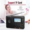 V115 Radio FM AM SW Portable Radios Rechargeable Shortwave Radio Batteries Full Wave USB Recorder Speaker for Elders