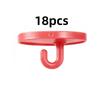 9/18Pcs Ceiling Hanging Mini Hook Self Adhesive No Drilling, Traceless Storage Hooks, Multi-Purpose For Bedroom Dormitor