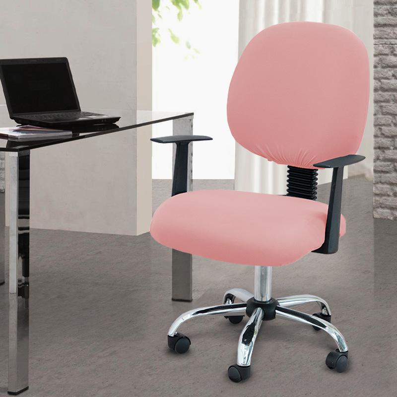 Two-Piece Computer Chair Cover Washable Executive Chair Cover For Computer Stretchable Seat Covers Computers Chairs