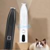 Rechargeable Pet Grooming Clippers with Built-in LED - Ideal for Quiet, Gentle Trimming of Dog's Paws, Face, Ears, and Eyes