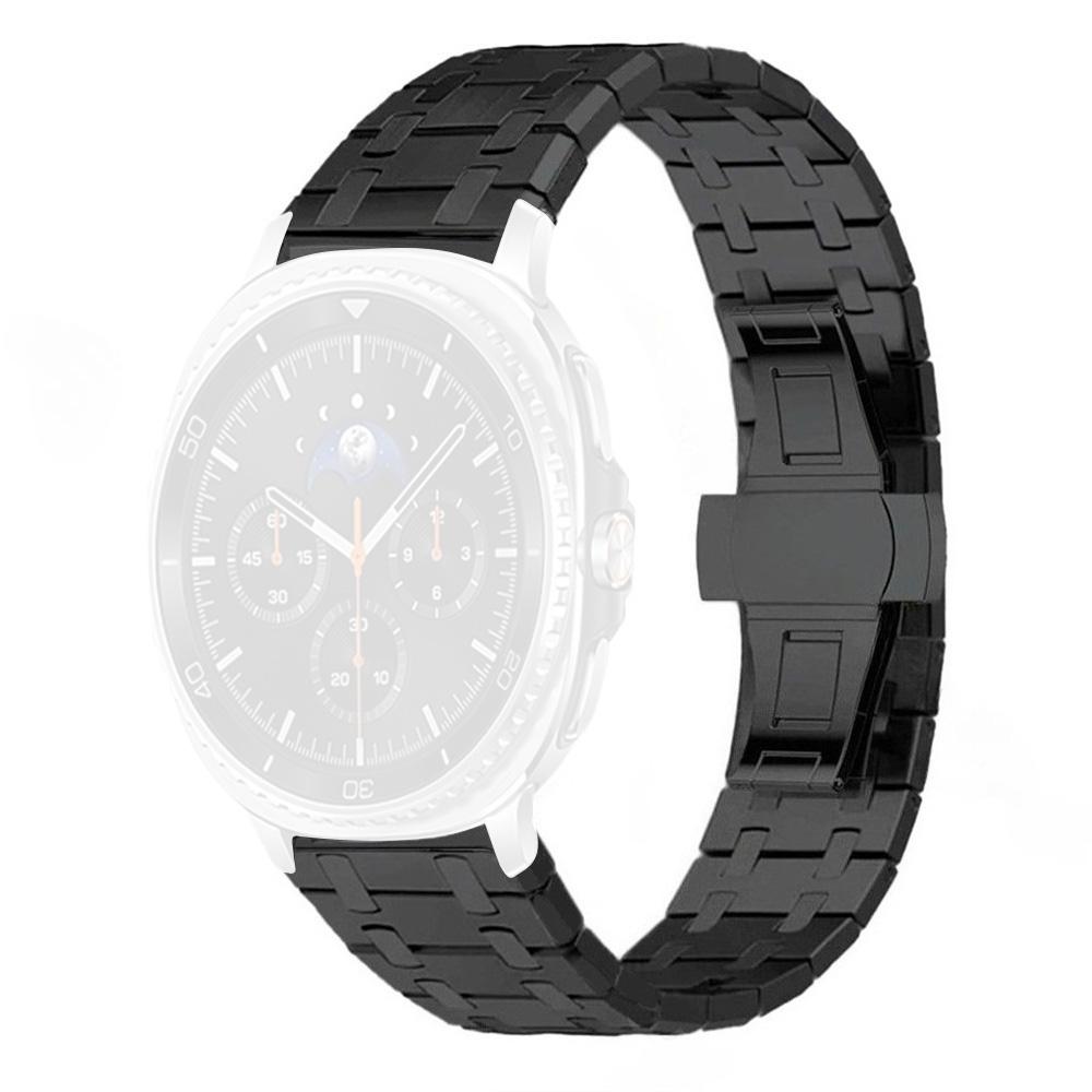 Stainless Steel Strap for Samsung Galaxy Watch8 Classic 46mm/Watch8 44mm/40mm Watch Band with Butterfly Clasp