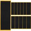 12 Stück Schaumstoff-Griffband für Skateboard Fingerboards Rutschfeste Aufkleber Ersatz Schwarze Schwammige Pads Zubehör Bretter Kinder Jungen