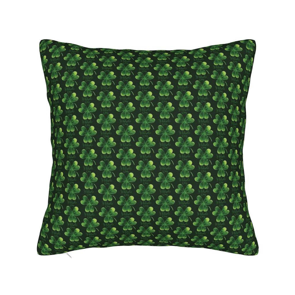 St Patricks Day (4) Pillow Case Comfy Pillow Cover Cute Funny Pillowcases For Living Room Bed Chair