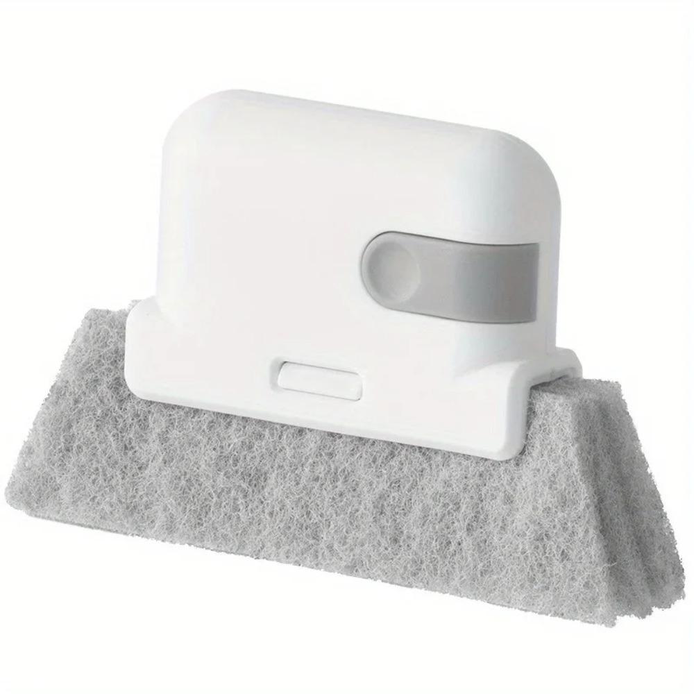 

2 in 1 Groove Cleaning Tool Window Frame Door Groove Cleaning Brush Sliding Door Track Cleaning Tools Hand-held Crevice Cleaner серый