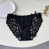 Bow Satin Silk Briefs Transparent Lace Mesh Briefs Thin Women Underwear  Gifts