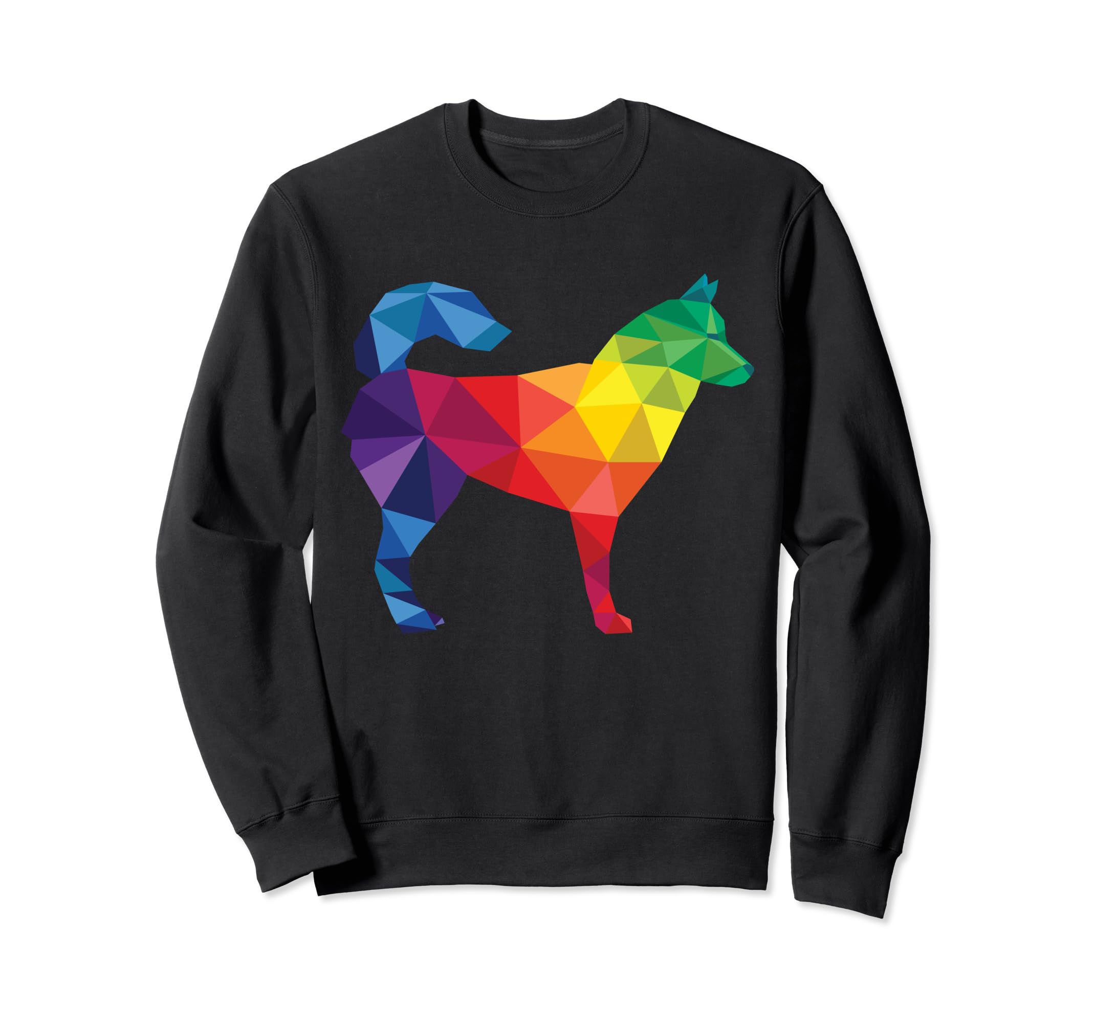 

Siberian Husky Gay Pride LGBT LGBTQ Rainbow Flag Dog Lover Sweatshirt чорний
