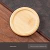 Chinese Bamboo Round Coaster - 8cm Creative Tea Mat & Heat Insulation Pad for Universal Tea Sets