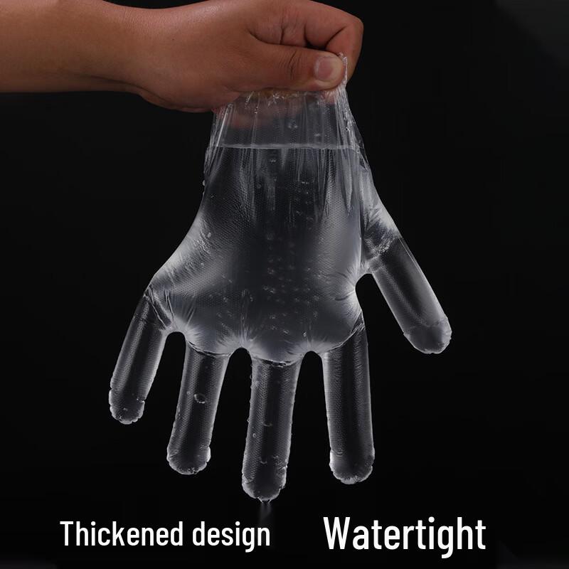 HongDiLe Thickened Disposable PE Gloves