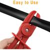 Markeny 3 Pack Hose Clamp Pinch Pliers Line Clamps for Brake Hoses, Fuel Hoses, Clamping Fuel, Bake, Red