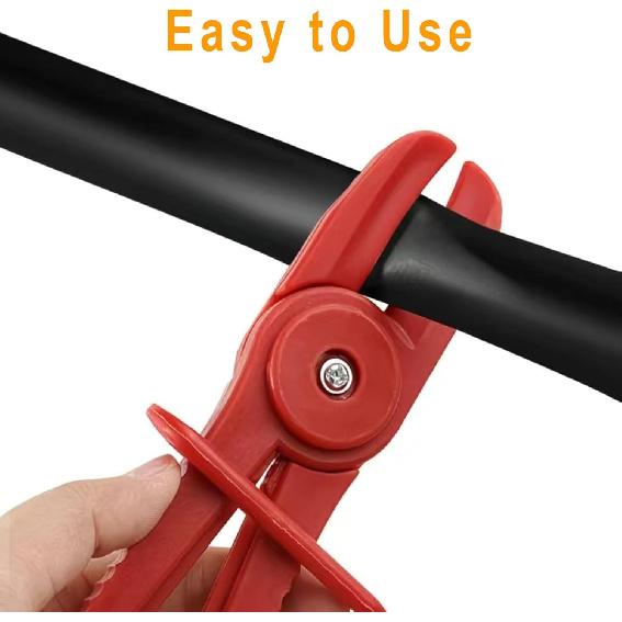 Markeny 3 Pack Hose Clamp Pinch Pliers Line Clamps for Brake Hoses, Fuel Hoses, Clamping Fuel, Bake, Red