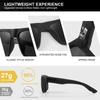 AIMISUV 3Pieces Classical Square Cycling Sunglasses for Men Outdoor Sports Running Driving Sun Glasses Women Goggles UV400