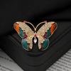 Fashion Butterfly Brooch for Women - Colorful Enamel Lapel Pin for Wedding Party, Jackets, Coats, and Scarves
