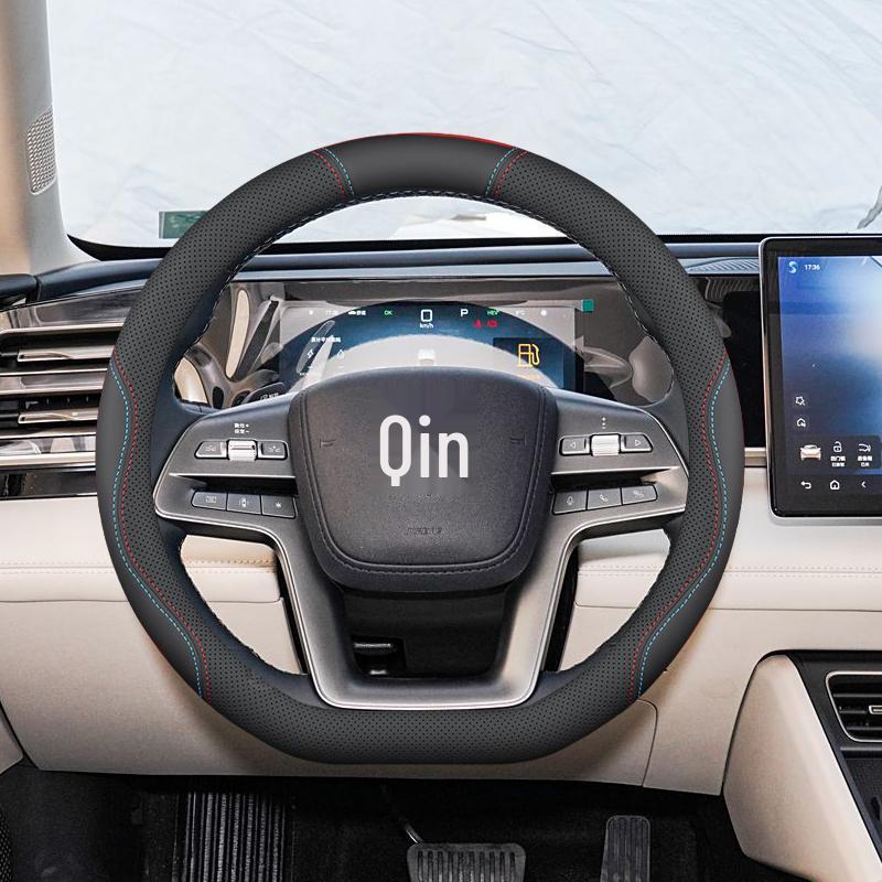 Steering Wheel Cover for BYD: Compatible with Qin L, Song PLUS, Han L, Tang L, Song Pro, Xia Yuan UP, Destroyer 05, and e7 models.