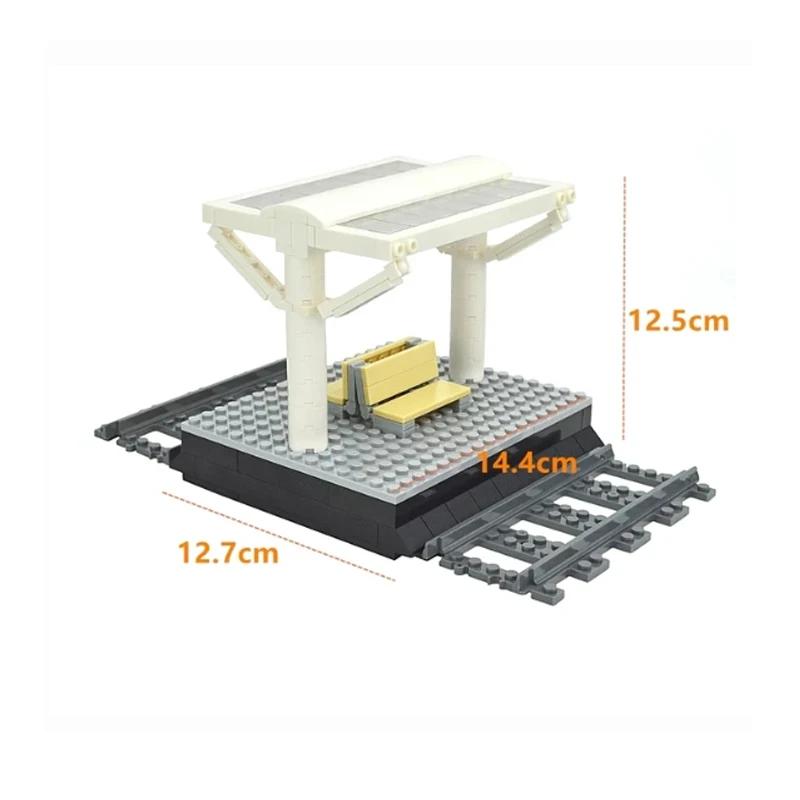 NEW City Trains Railway Tracks Flexible Switch Rails Crossing Forked Straight Curved Building Block Bricks Toy Compatible Brand