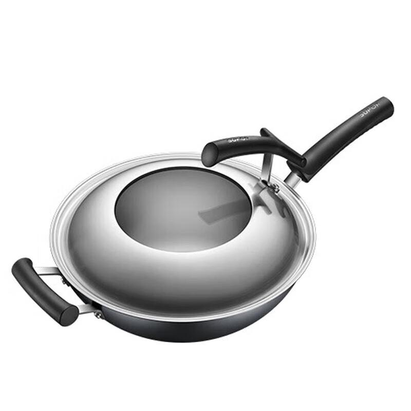 SUPOR FC32H7 32cm Non-Rusting Iron Wok