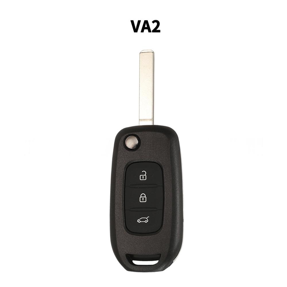 1Pc 3-Button For Renault Remote Folding Key Case,Key Case Replacement Shell,For Renault Sandero Dacia Logan Lodgy Dokker Duster