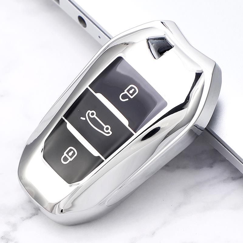 

Чехол для ключа Peugeot для 5008, 301, e2008 с логотипом и пряжкой