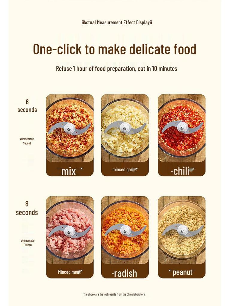 Electric Stainless Steel Meat Grinder for Minced Meat, Vegetables, Garlic, and Chili - Compact Kitchen Appliance