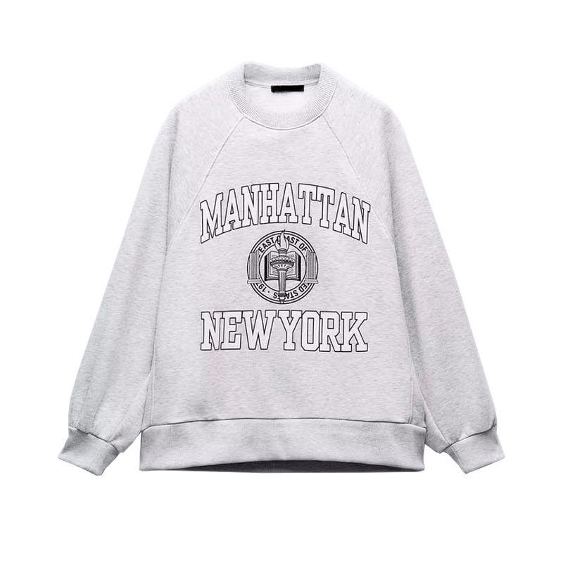 Spring New Casual Two-piece Set Women's School Team Style Hoodie 5584820 School Team Style Jogging Pants 5584821