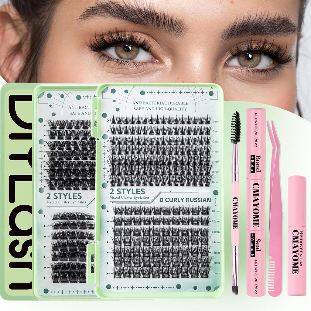 Diy Single Cluster Oblique Flying Hair Large Capacity Eyelash Book Natural Thick D Song Segmented False Eyelashes