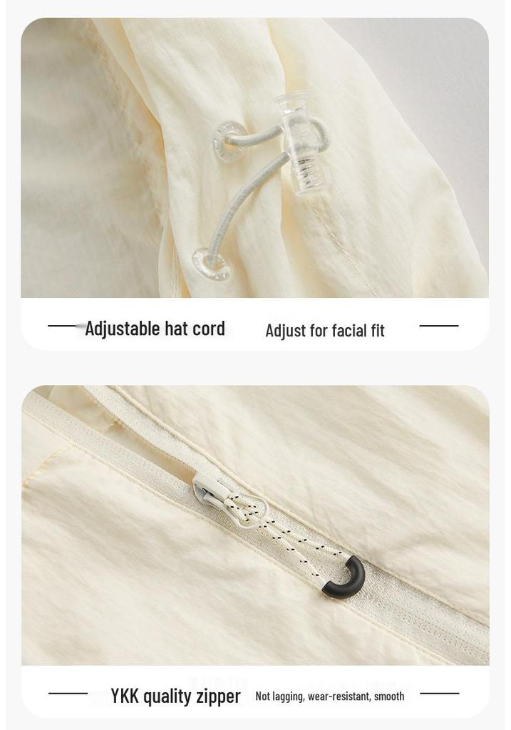 Unisex Mountain-Style UV Protection Jacket: Stylish, Breathable Ice Silk for Summer Hiking