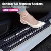 Ochronne naklejki na progi i pedały samochodowe z włókna węglowego Protecto do Mercedes Benz AMG W205 W204 W206 W213 W212 W211 W222 W221 W177