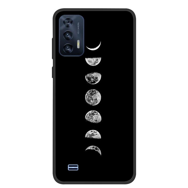 For OUKITEL C31 Case Butterfly Painted Soft Black Silicone Bumper Phone Cover for Oukitel C31 C 31 OukitelC31 Case Coque Fundas