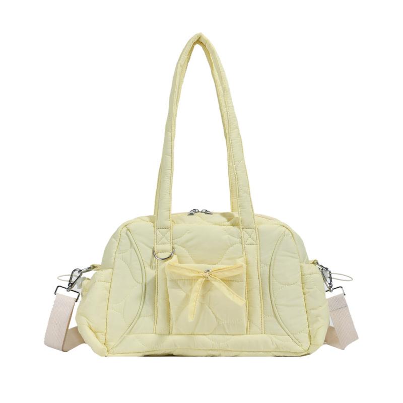 дорожная сумка осень и зима новая вышитая нитью набитая хлопком женская сумка через плечо простой и легкий дорожный рюкзак для отдыха