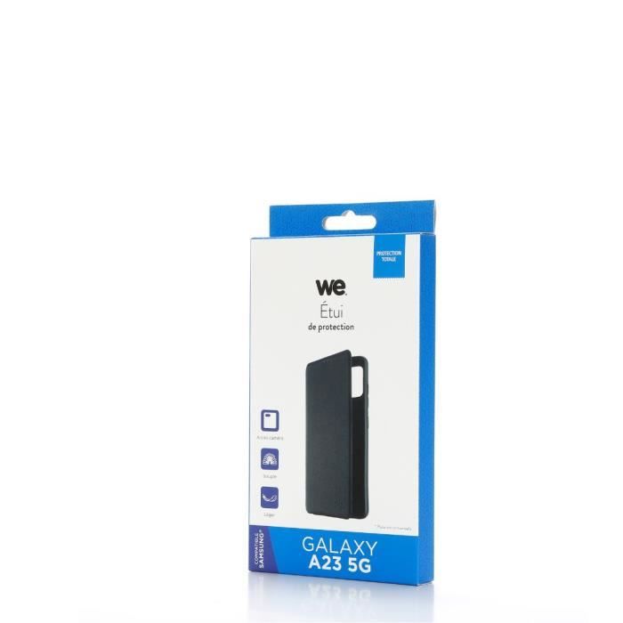 Etui folio - we - classique - samsung a23 5g - anti-chocs - léger - ultra-fin