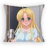 High School DxD Asia Argento Pillow Case Antidustmite Pillowcase Invisible Zipper Silky Sofa Cushion Cover for Bedroom