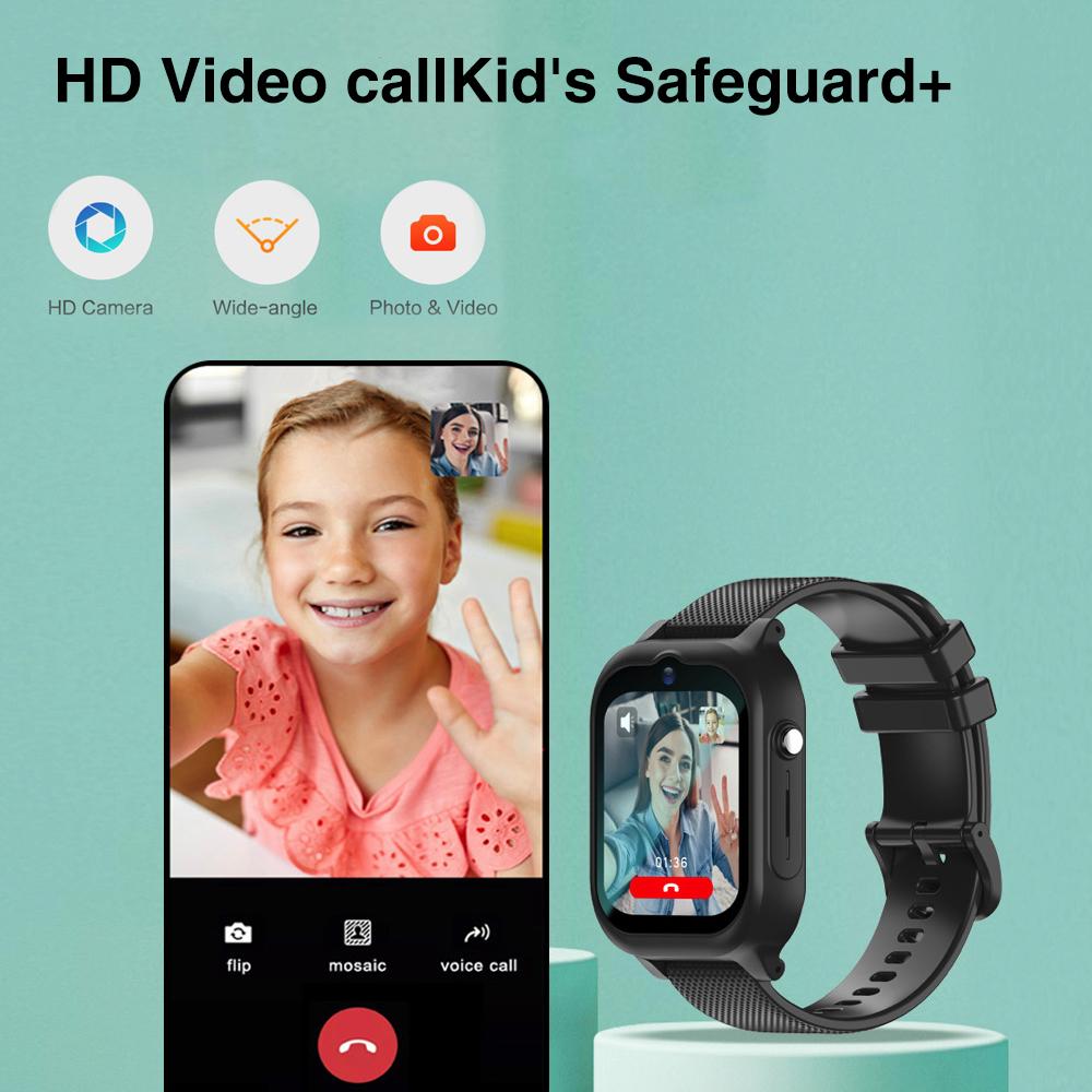 696 Kids 4G Video Call Chat Smart Watch Student Waterproof GPS WIFI LBS Location 700Mah Battery Calculator Children Smartwatch