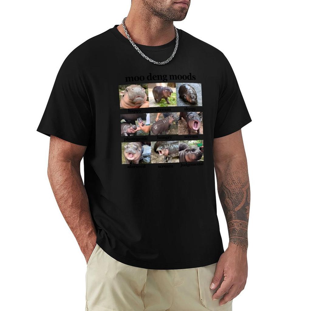 (Moo D)Eng Tshirt Daily Casual Short Sleeve Tee Shirt