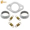 Auspuff Schalldämpfer Dichtung Dichtring Feder Überholungssatz für Polaris 01-14 Sportsman 400 450 500 Ranger 400 425 500 Scrambler 500 Hawkeye