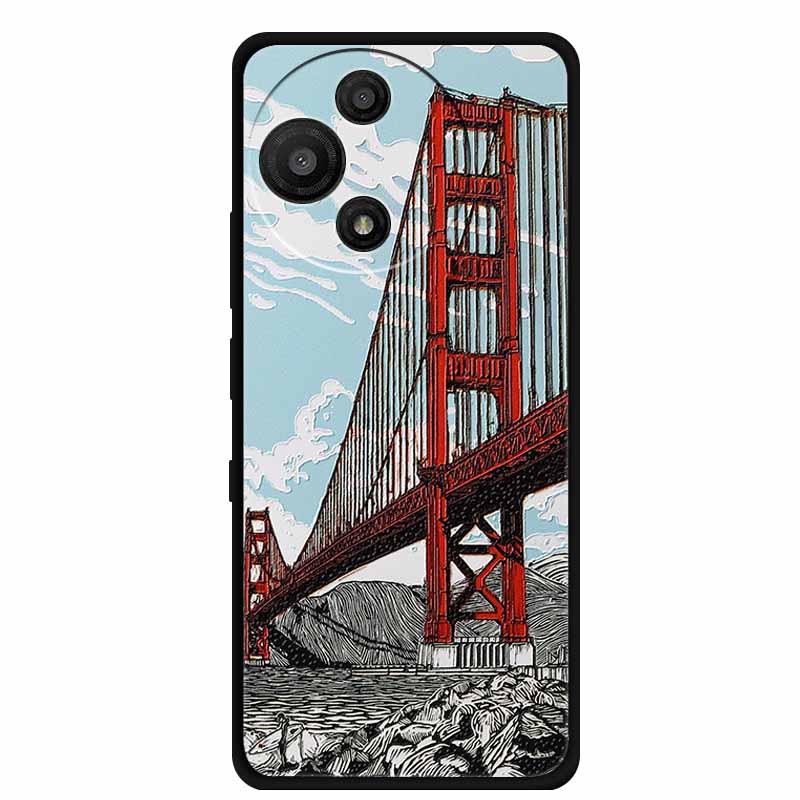 For TCL 60 SE Nxtpaper Case 3D Emboss Relief Flowers Black TPU Silicone Soft Back Cover Cases For TCL 60R Case 6.7" Fundas Bag