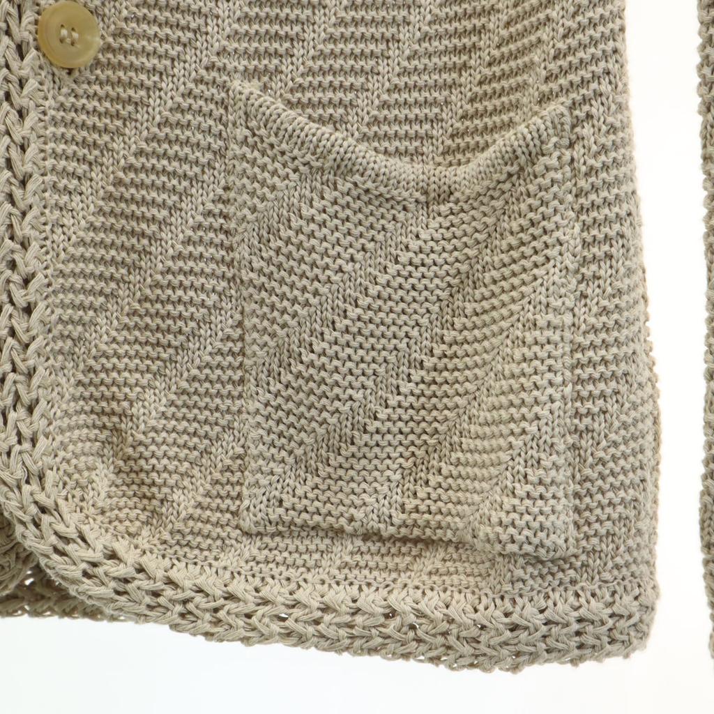 Needles Made In Japan Long Sleeve Cardigan XS Beige Men's Used