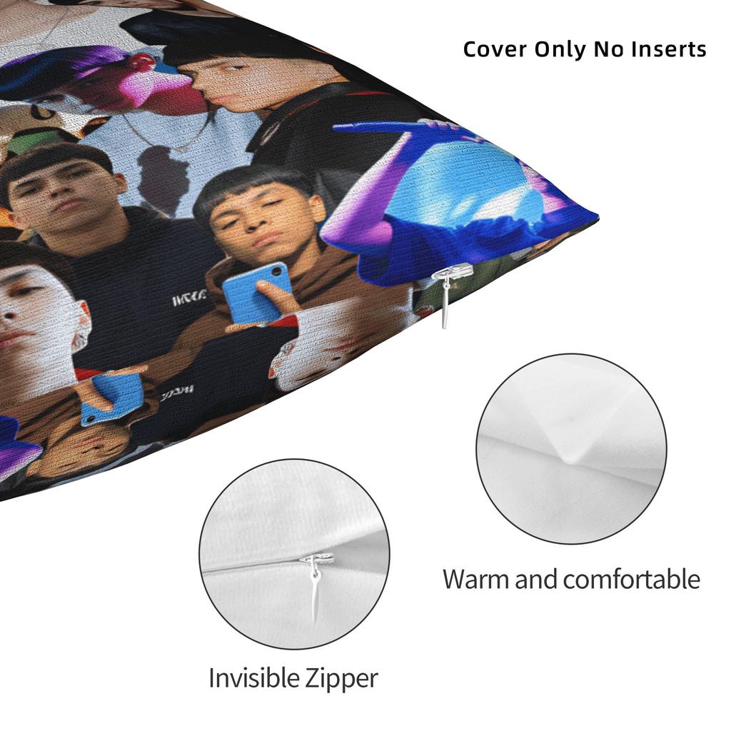 Rapper M-Milo J Pillow Case Comfy Pillow Cover For Chair Sofa Home Decor Vintage Pillowcases