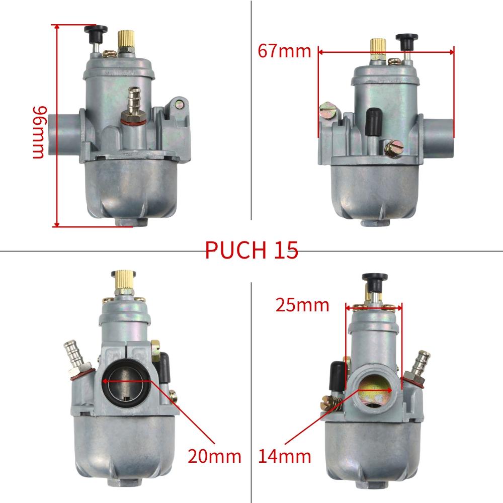 

Motorcycle Carburetor For Puch Maxi Bing 12mm 15mm E50 50cc Engine Mini Scooter Moped Carb 15MM