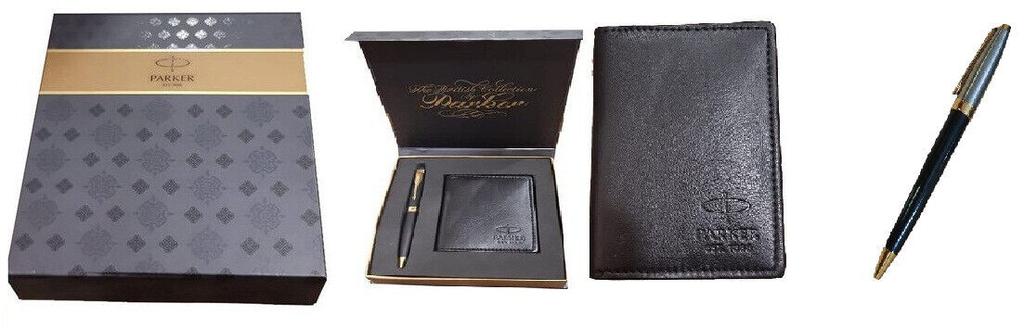 @ Parker Blue Ballpoint Pen With Credit Card Holder SM240-60% OFF