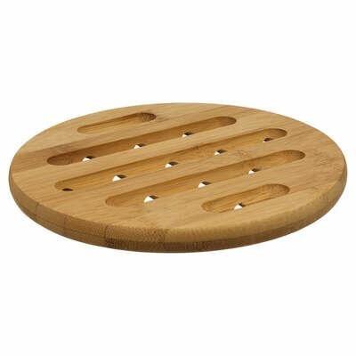 BAMBOO PLATE round 18cm light natural