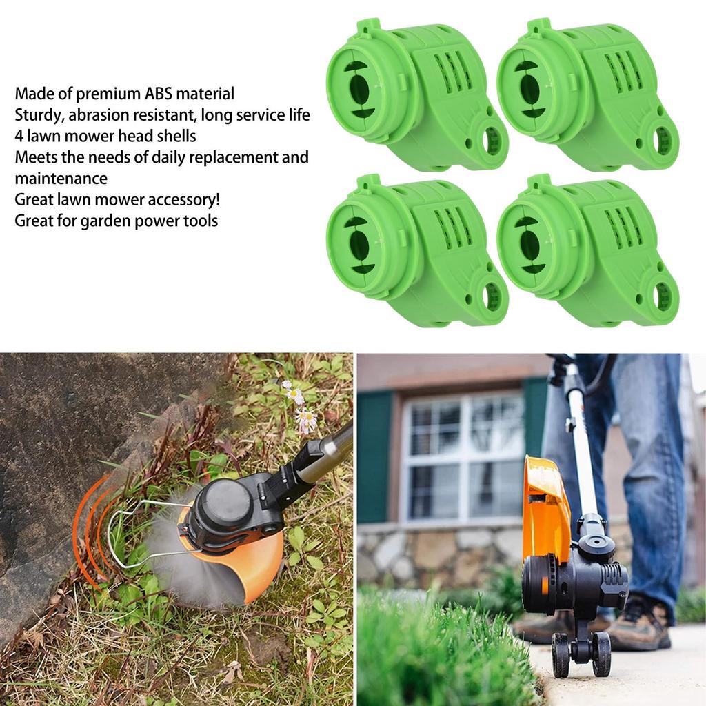 4PCS Grass Trimmer Cover ABS Lawnmower Head Shell Trimmer Guard Replacement for Garden Power Tools Accessories