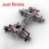 4WD Four-wheel Drive Independent Suspension Differential Chassis Steering Axle MOC Building Blocks Tech Car Parts Toys Kids Gift