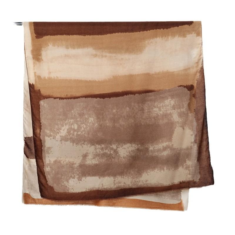 Italian over-skin-friendly velvet, skin-friendly and warm in autumn and winter, imitation cashmere printed scarf, versatile shawl