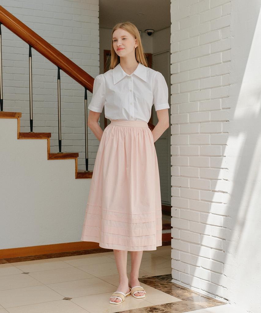 Yeoppe Point Layered Skirt_Pink