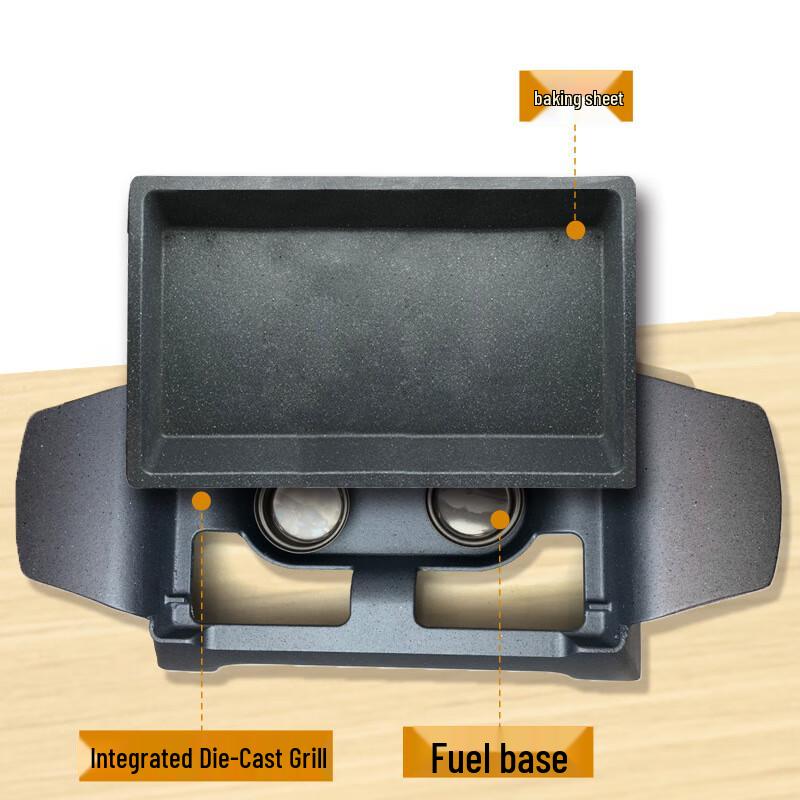 Commercial Rectangular Charcoal Fish Grill