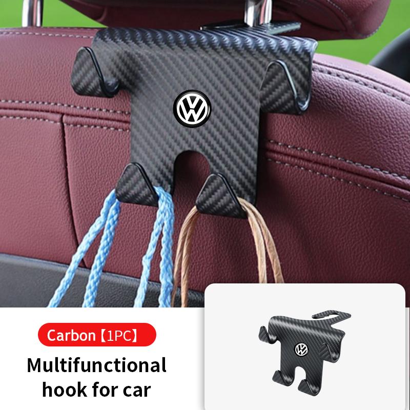 Four-Head Hook Car Accessories Seat Back Hook Portable Hanger For Volkswagen VW Scirocco Jetta Beetle Golf 4 5 6 Passat Polo B5 JJ2