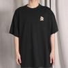 Converse ENJOY THE BREEZE T Shirts Men's Black Crew Neck Moderate Straight Fit 10025453-A01