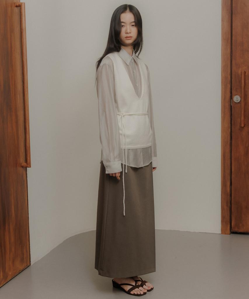 Oeoseoul Maxi Wrap Skirt [2 Colors]