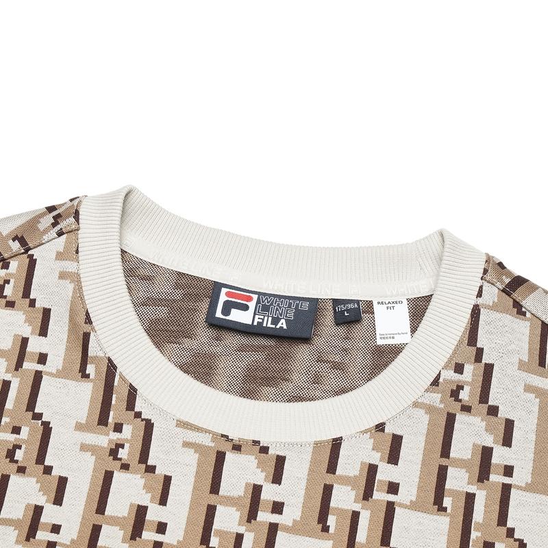 New FILA Sweatshirt Men's All Over Print 2 F11M448214FZB